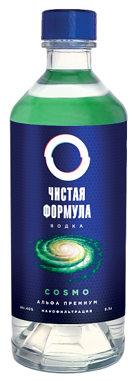 Vodkas: Vodka "Pure formula "Cosmo"